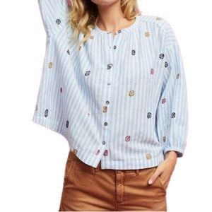 Akemi + Kin Adela Cotton Button Down